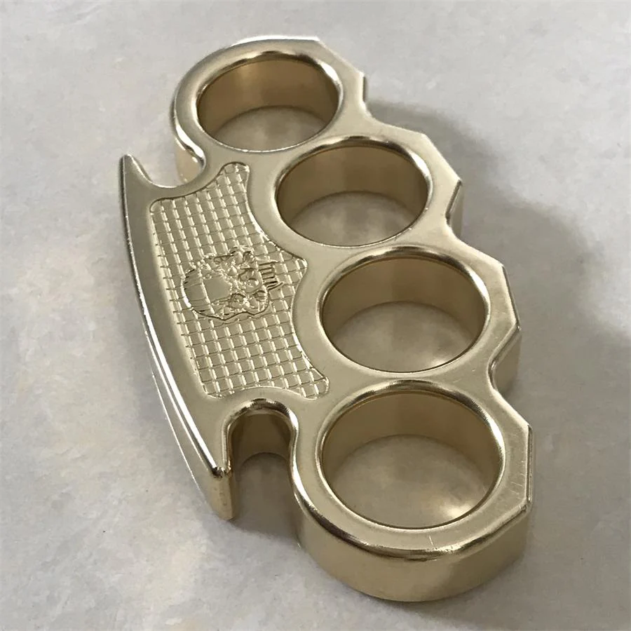 Mini Skull Solid Brass Knuckle Duster - Image 14