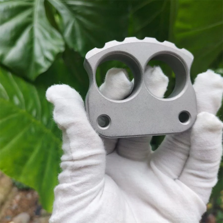 Mini Solid Steel Knuckle Duster Portable EDC Decoration - Image 3