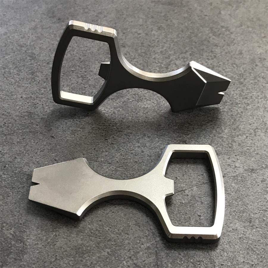 Mini Titanium Bottle Opener Crowbar EDC Gadgets - Image 11