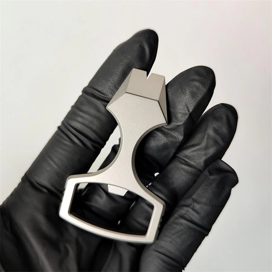 Mini Titanium Bottle Opener Crowbar EDC Gadgets - Image 2