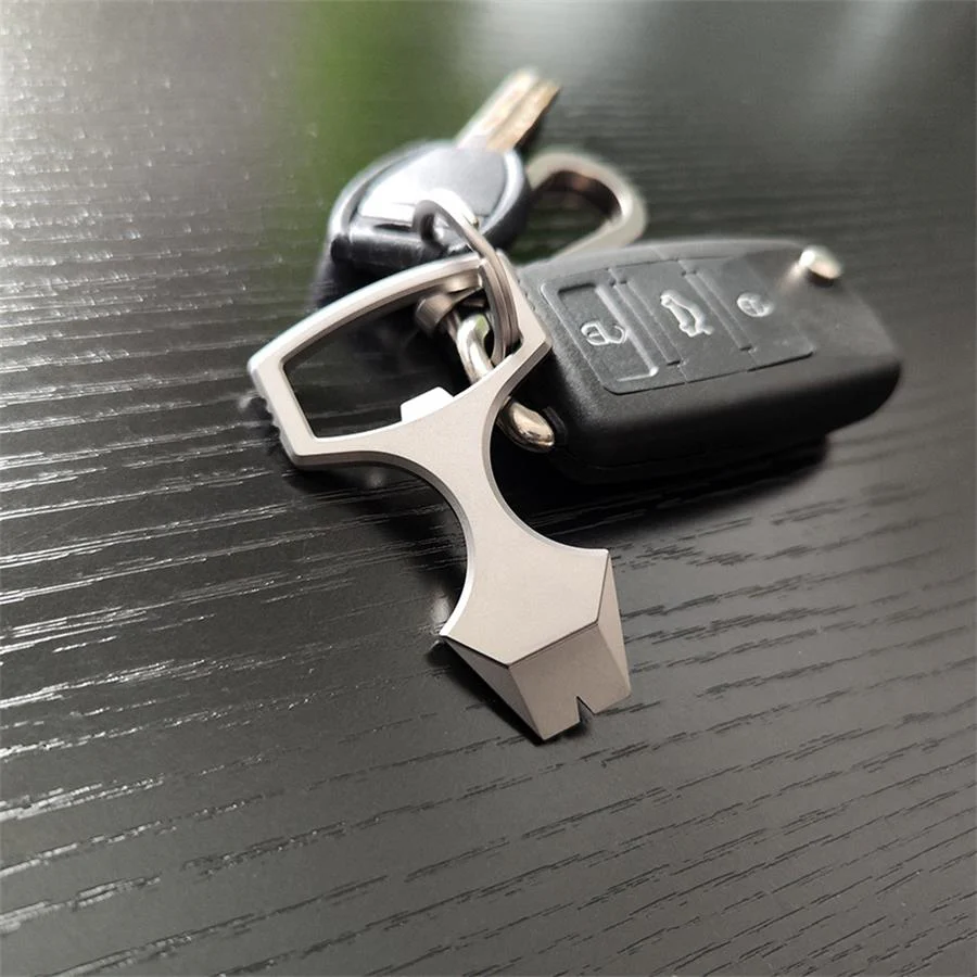 Mini Titanium Bottle Opener Crowbar EDC Gadgets - Image 5