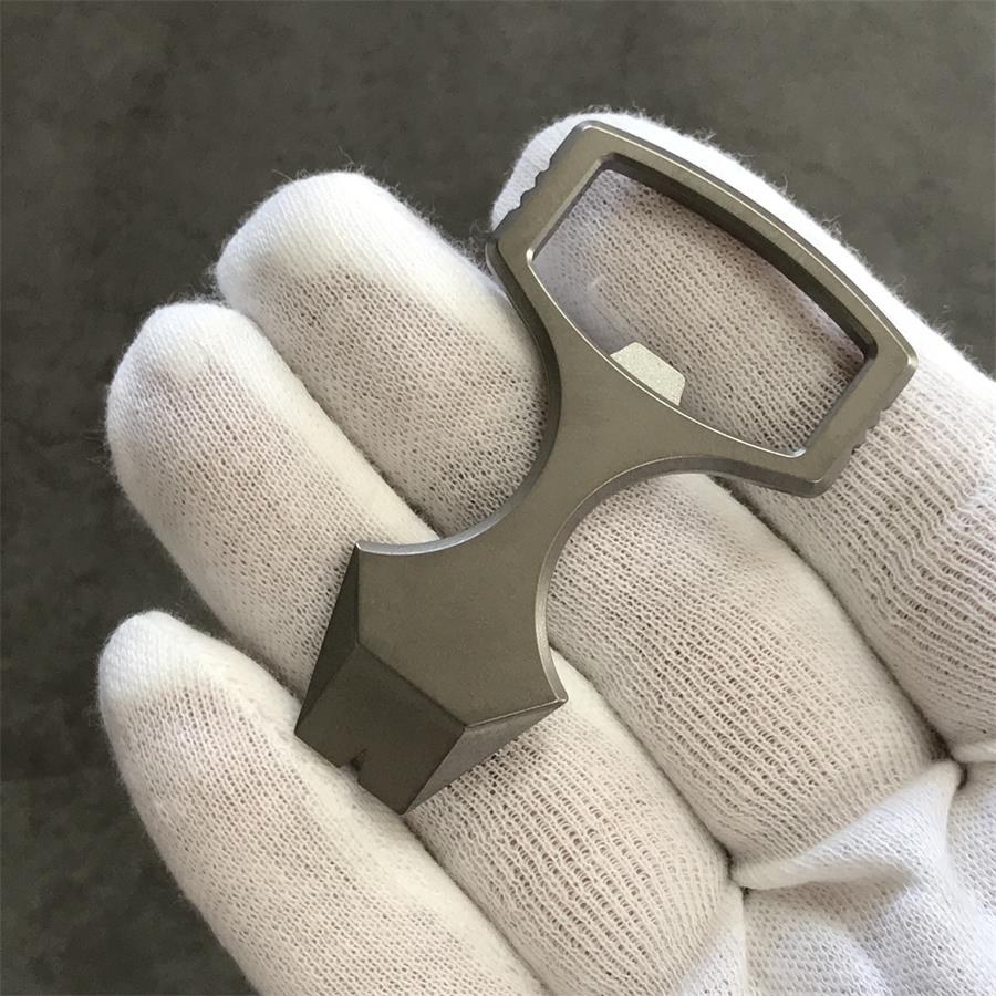 Mini Titanium Bottle Opener Crowbar EDC Gadgets - Image 7