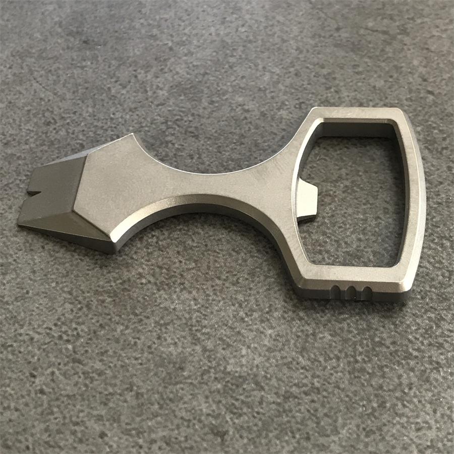 Mini Titanium Bottle Opener Crowbar EDC Gadgets - Image 9