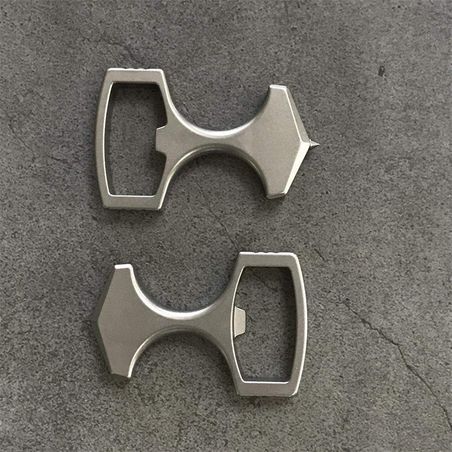 Mini Titanium Bottle Opener Window Breaker EDC Tool - Image 9