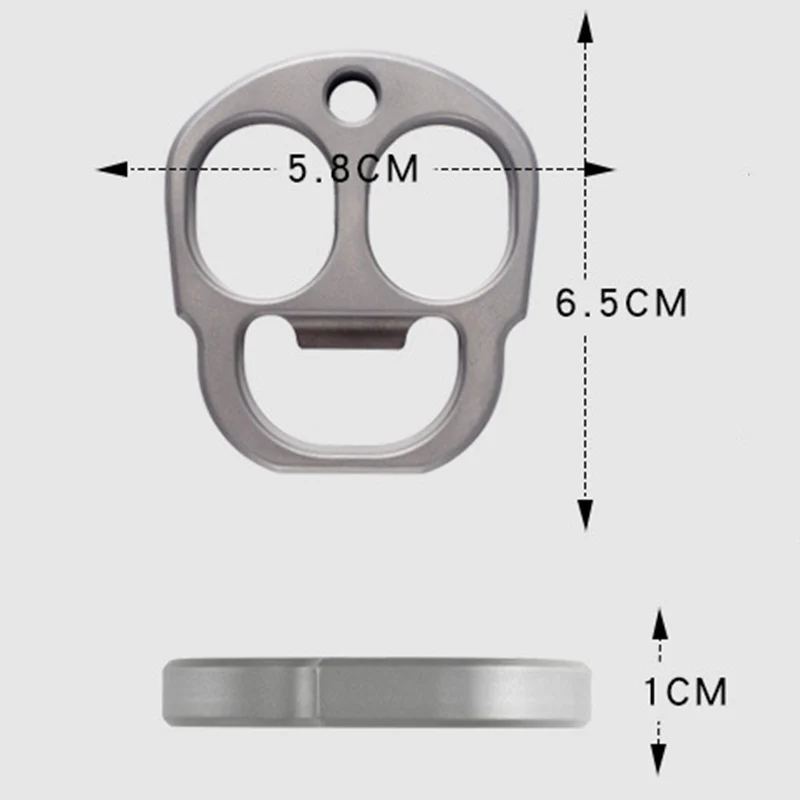 Mini Titanium Knuckle Multi-function Bottle Opening EDC Tool - Image 5