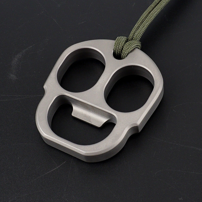Mini Titanium Knuckle Multi-function Bottle Opening EDC Tool - Image 7