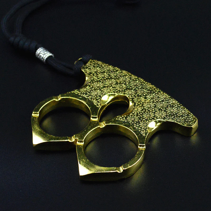Mini Two Finger Buckle Knuckle Duster Boxing Self Defense Window Breaker Outdoor Portable Keychain EDC Tool - Image 5