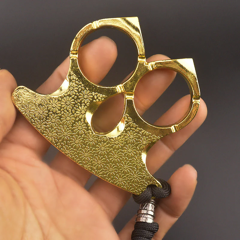 Mini Two Finger Buckle Knuckle Duster Boxing Self Defense Window Breaker Outdoor Portable Keychain EDC Tool - Image 7