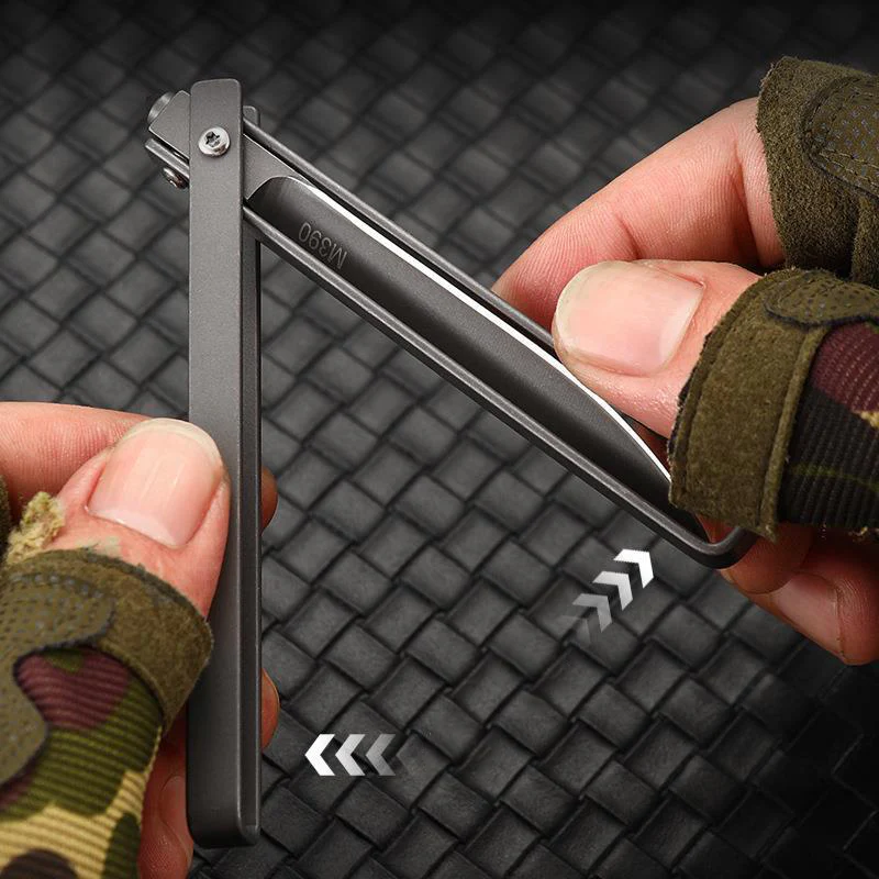 Mini Window Breaker Sharp Mechanical Folding Knives - Image 4