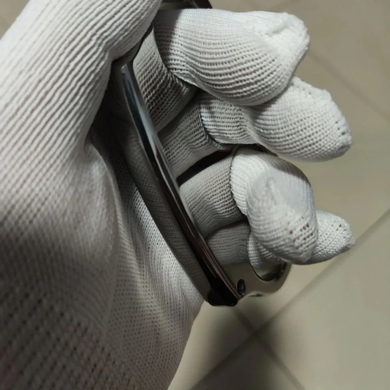 Mirror Solid Knuckle Duster Four Finger Buckle Self-defense Broken Window EDC Tool Boxing Training Gear - Image 5
