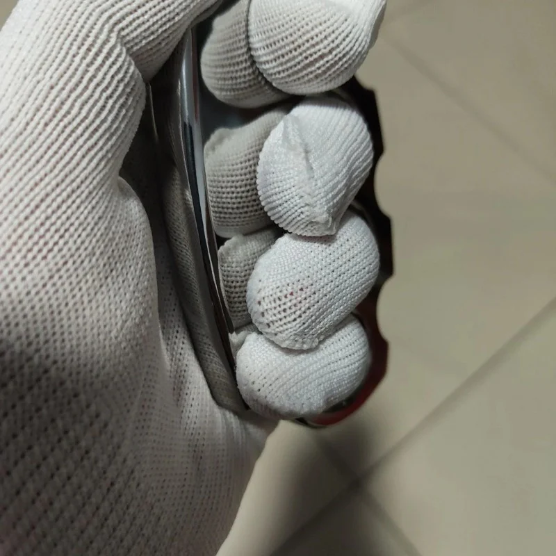 Mirror Solid Knuckle Duster Four Finger Buckle Self-defense Broken Window EDC Tool Boxing Training Gear - Image 6