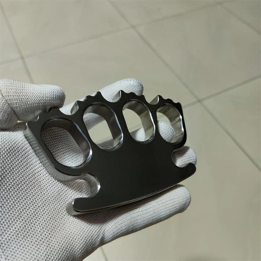 Mirror Titanium Alloy Knuckle Duster Defense Gear - Image 5