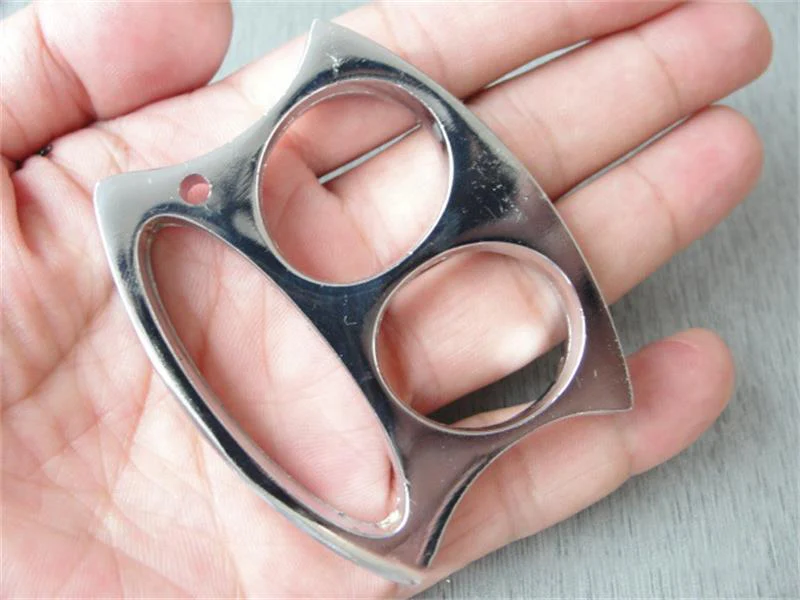 Monkey Face - Brass Knuckle Duster Boxing Two Finger Buckle Self Defense Window Breaker Outdoor Portable EDC Tools - Image 5