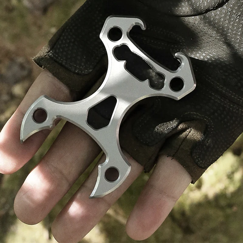 Multi-function Knuckle Duster Bottle Opener Self-defense Tool - Image 4