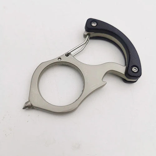 Multi-functional Single Finger Knuckle Duster Broken Window Finger Ring Portable EDC Keychain Charm - Image 5