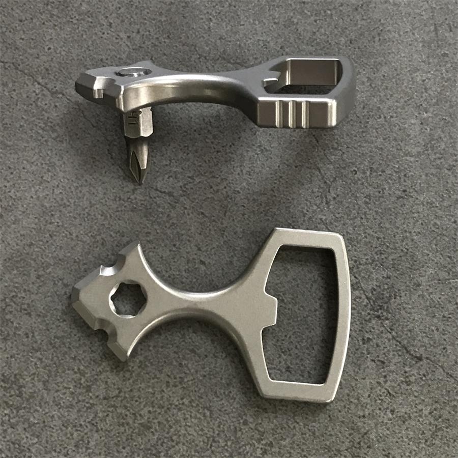 Multi-functional Titanium Bottle Opener Maintenance EDC Tools - Image 2