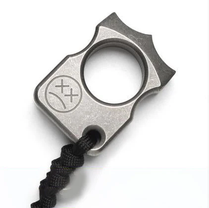 Multi-style Titanium Knuckle Duster Boxing Self Defense Buckle Window Breaker Outdoor EDC Tool - Image 12