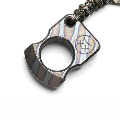 Multi-style Titanium Knuckle Duster Boxing Self Defense Buckle Window Breaker Outdoor EDC Tool - Image 13