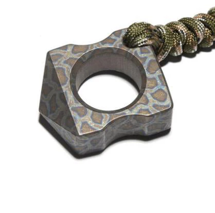 Multi-style Titanium Knuckle Duster Boxing Self Defense Buckle Window Breaker Outdoor EDC Tool - Image 18