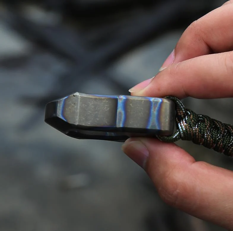 Multi-style Titanium Knuckle Duster Boxing Self Defense Buckle Window Breaker Outdoor EDC Tool - Image 5