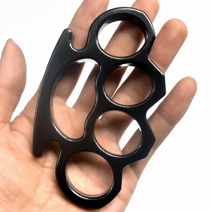 Multicolor Solid Brass Knuckle Duster Boxing Four Finger Buckle Defense Window Breaker Outdoor EDC Tool - Image 10