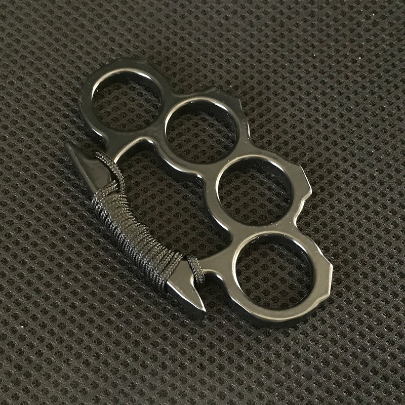 Multicolor Solid Brass Knuckle Duster Boxing Four Finger Buckle Defense Window Breaker Outdoor EDC Tool - Image 12