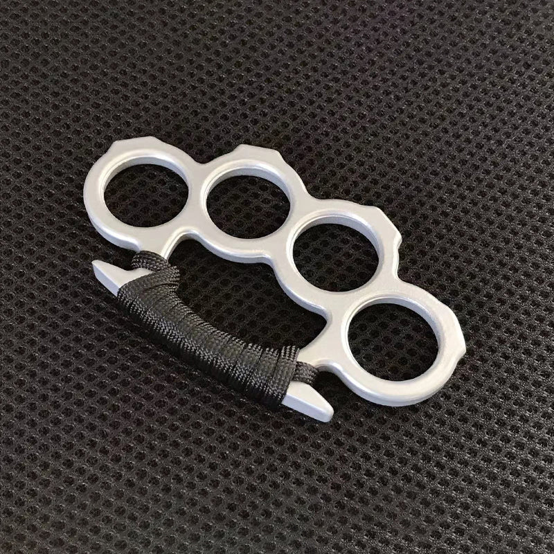 Multicolor Solid Brass Knuckle Duster Boxing Four Finger Buckle Defense Window Breaker Outdoor EDC Tool - Image 13