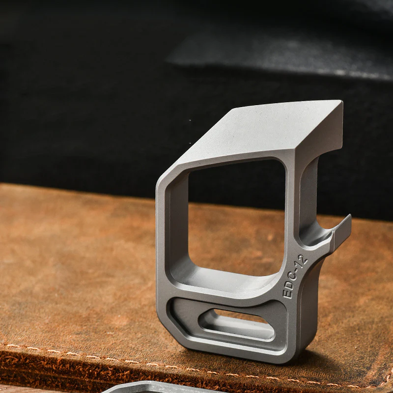 Multifunctional Titanium Knuckle Bottle-opening Self-defense Protective Gear - Image 8