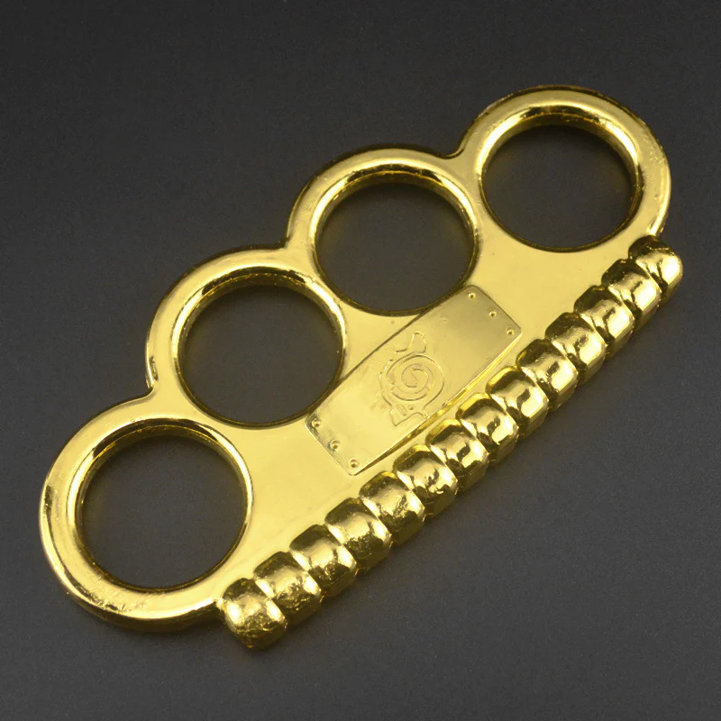 Portable Solid Brass Knuckle Duster Boxing Four Finger Buckle Defense Window Breaker Outdoor EDC Tool - Image 10
