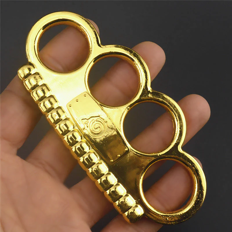 Portable Solid Brass Knuckle Duster Boxing Four Finger Buckle Defense Window Breaker Outdoor EDC Tool - Image 6