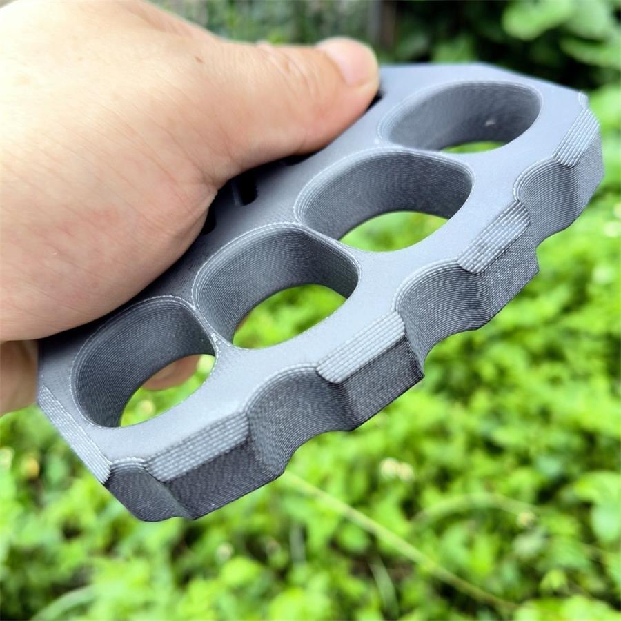 Non-metal G10 Knuckle Duster High Hardness Defense Broken Window Tool - Image 4