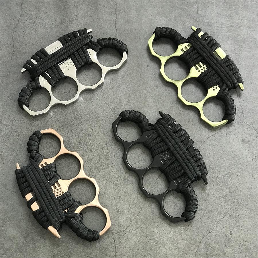 Non-slip Line Knuckle Duster Self-Defense EDC Tool - Image 2