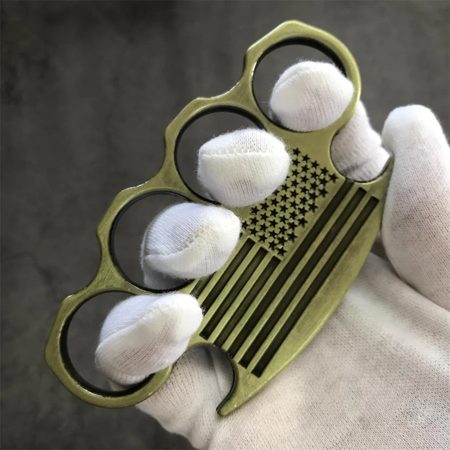 Non-slip Line Knuckle Duster Self-Defense EDC Tool - Image 9
