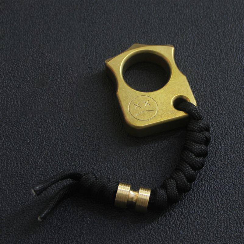 One Finger Brass Knuckle Duster Portable Window Breaker Tool - Image 3