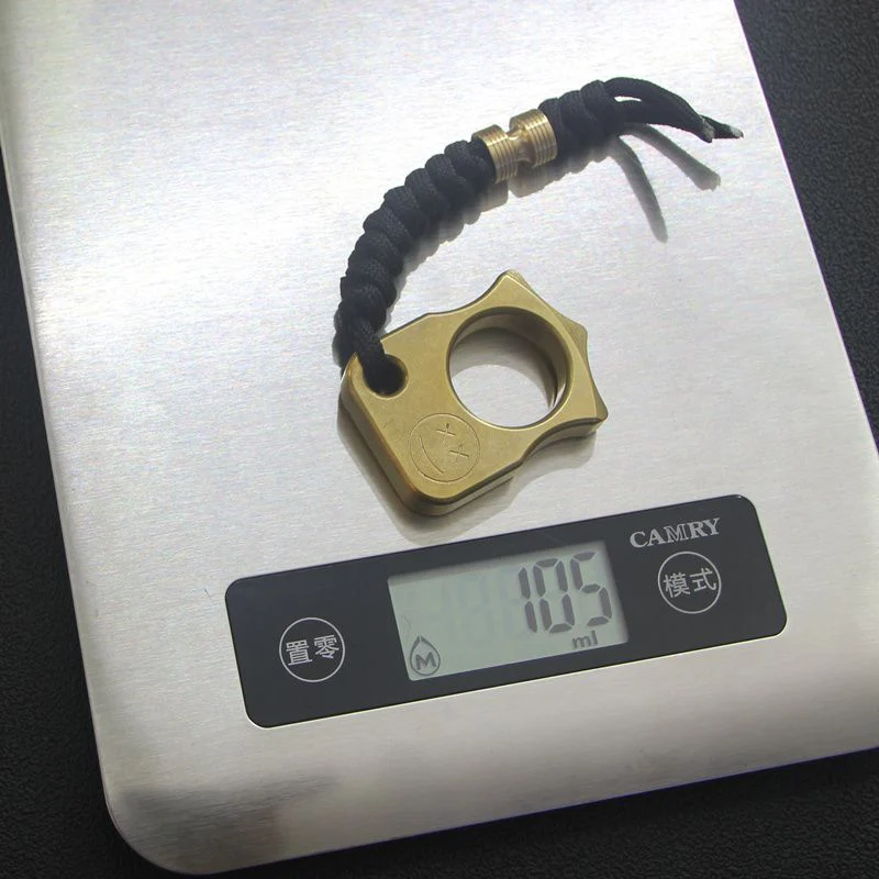 One Finger Brass Knuckle Duster Portable Window Breaker Tool - Image 5