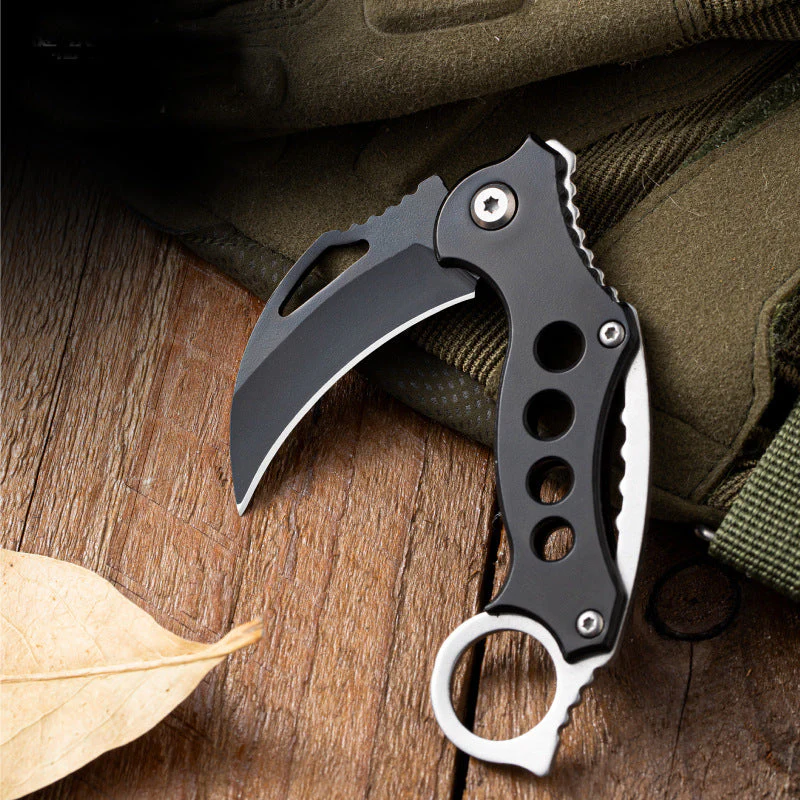 Outdoor Small Claw Knife Survival Folding Knives Safety Defense Pocket Portable EDC Tool - Image 2