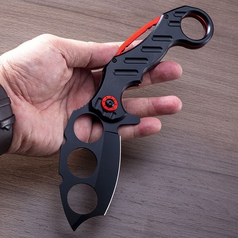 Outdoor Knuckle Folding Knife Camping Boxing Sleeve Knives EDC Tool