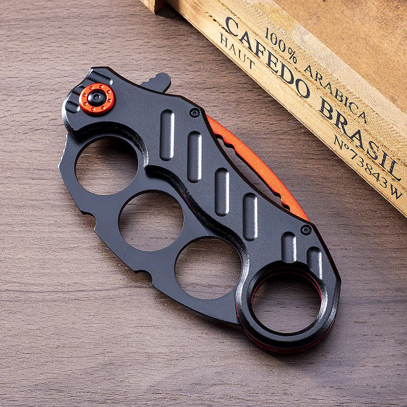 Outdoor Knuckle Folding Knife Camping Boxing Sleeve Knives EDC Tool - Image 4
