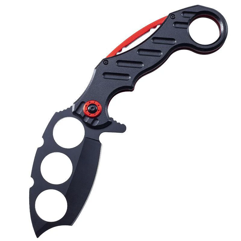 Outdoor Knuckle Folding Knife Camping Boxing Sleeve Knives EDC Tool - Image 6