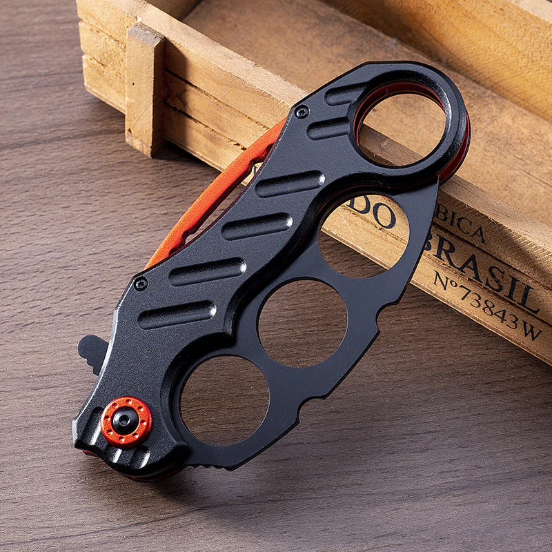 Outdoor Knuckle Folding Knife Camping Boxing Sleeve Knives EDC Tool - Image 7