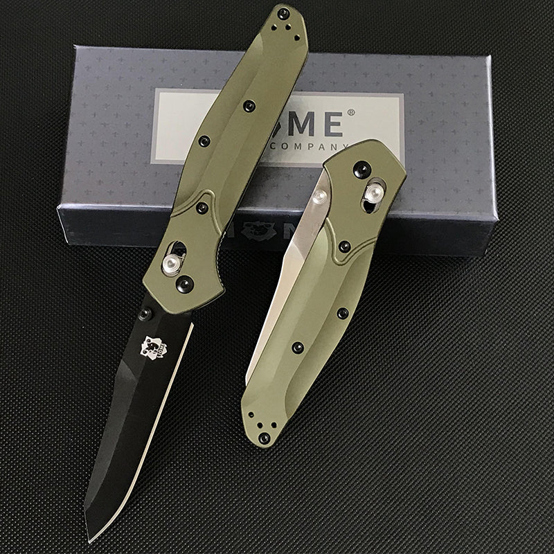 Outdoor Liome 940 Folding Knife Aluminum Handle Camping Saber Safety Defense Pocket Knives - Image 2