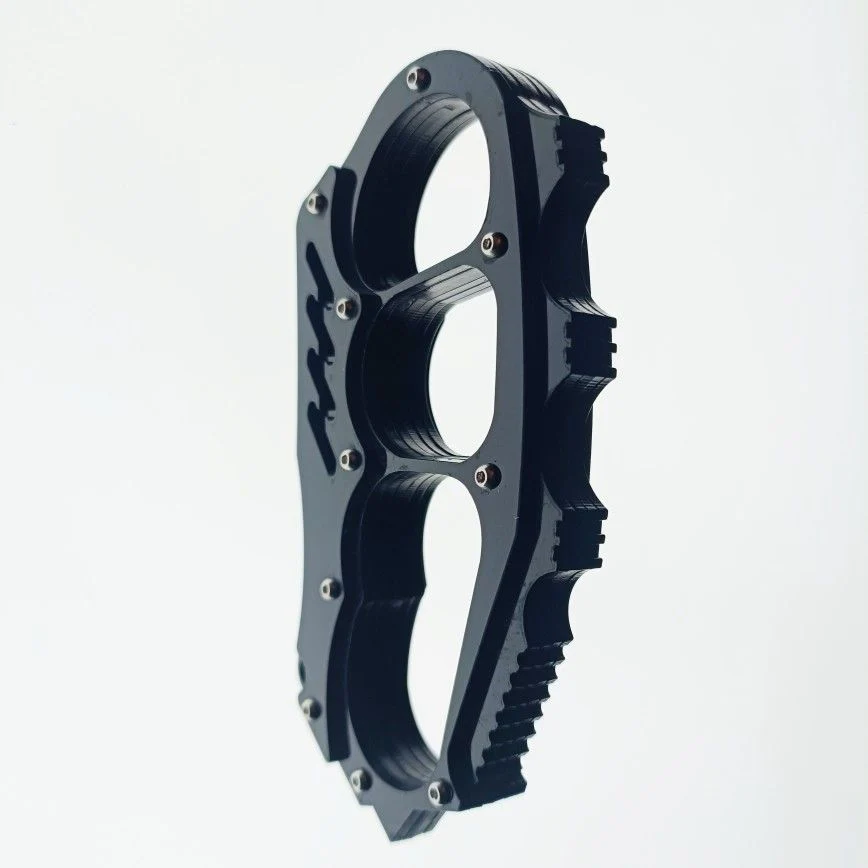 Outdoor Strong Knuckle Duster Defense Window Breaker Camping Boxing Guard Combat Defense EDC Tool - Image 2