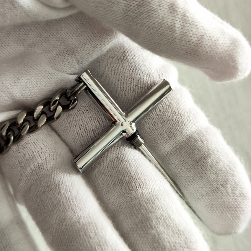 Portable 304 Steel Toothpick Titanium Chain Self Defense EDC Tool - Image 3