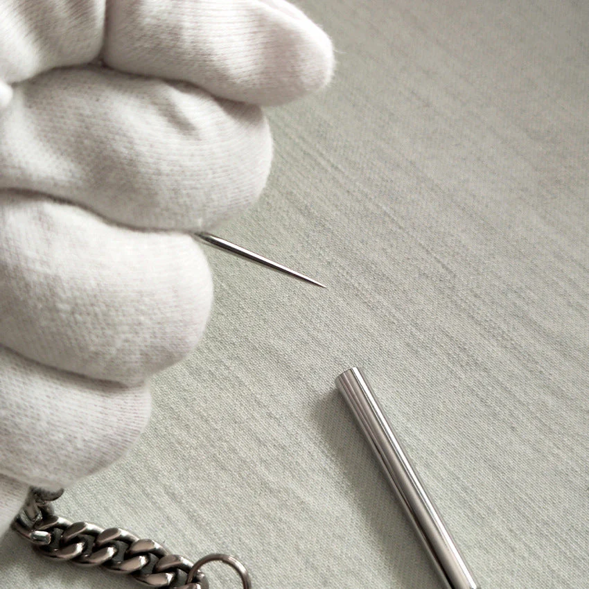 Portable 304 Steel Toothpick Titanium Chain Self Defense EDC Tool - Image 5