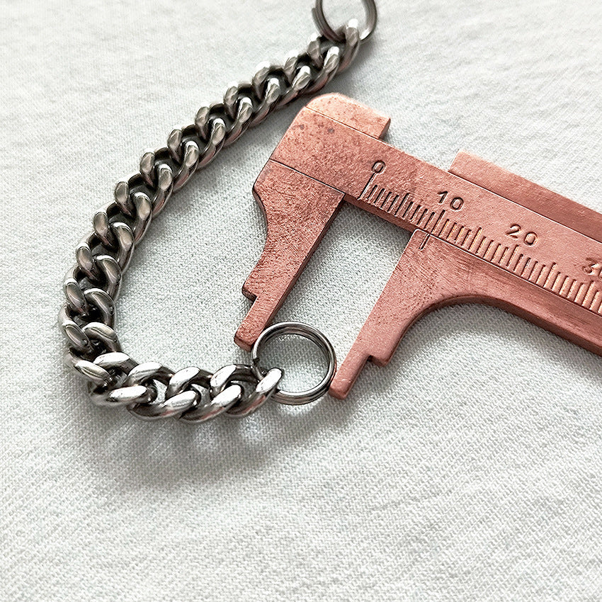 Portable 304 Steel Toothpick Titanium Chain Self Defense EDC Tool - Image 6
