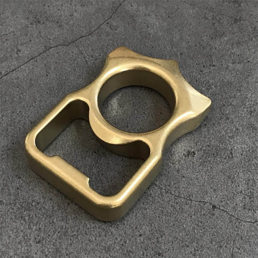 Portable Bottle Opener Brass Knuckle Duster EDC Gadget - Image 3