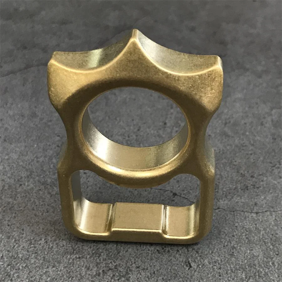 Portable Bottle Opener Brass Knuckle Duster EDC Gadget - Image 5