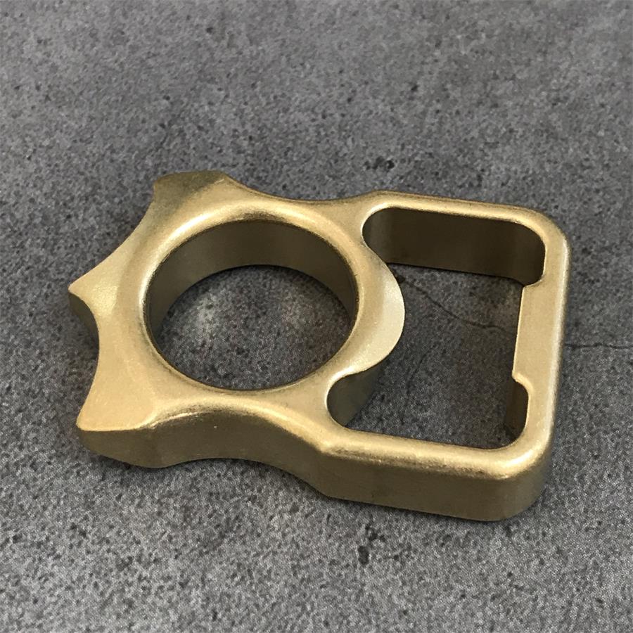 Portable Bottle Opener Brass Knuckle Duster EDC Gadget - Image 7