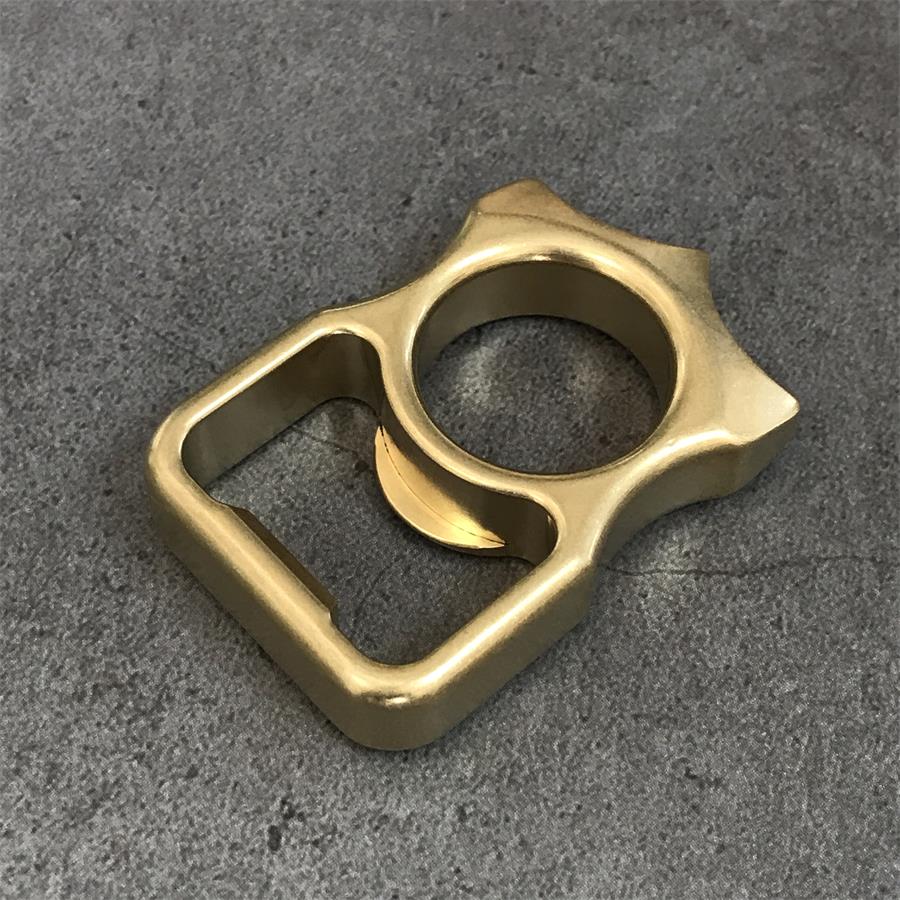 Portable Bottle Opener Brass Knuckle Duster EDC Gadget - Image 9