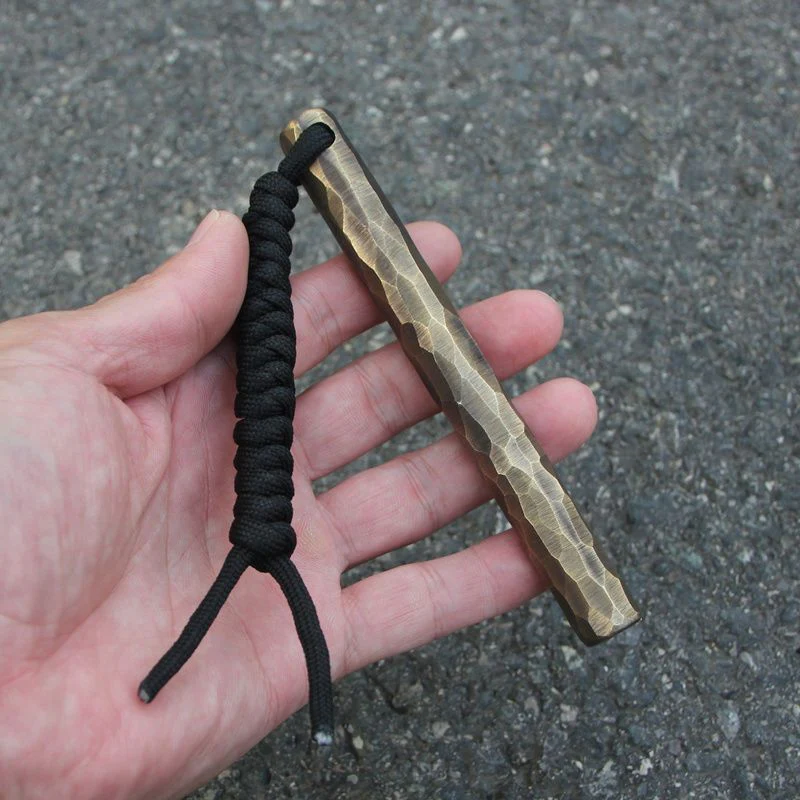 Portable Brass Self-defense Stick Retro EDC Gadget